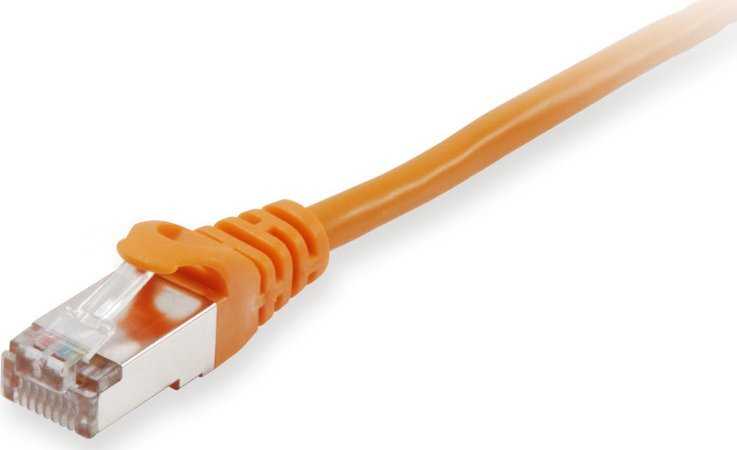 Equip Equip Patchkabel Cat6 S/FTP 2xRJ45 0.15m oranžinis