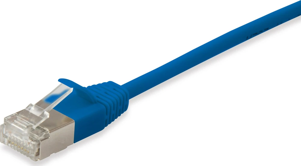 Equip Equip Patchkabel Cat6A F/FTP 2xRJ45 20.00m blau Slim LSZH
