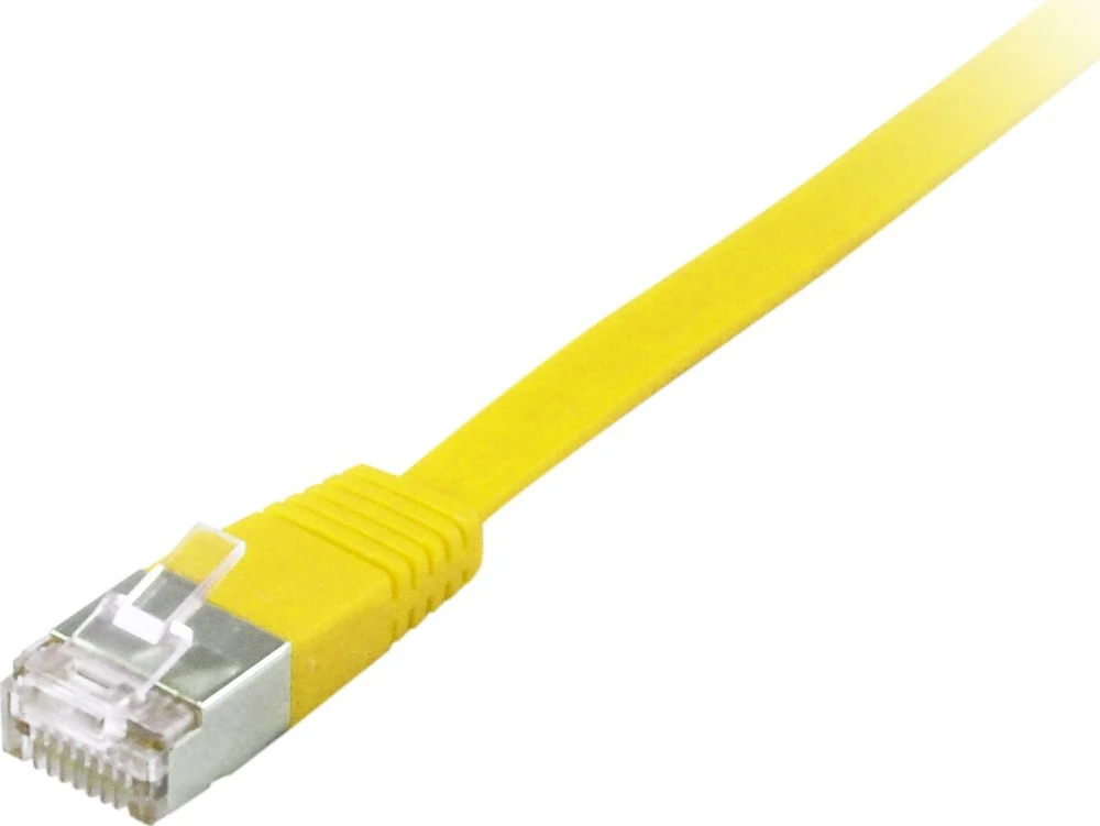 Equip Equip Patchkabel Cat6A U/FTP 2xRJ45 2.00m gelb Flach LSZH