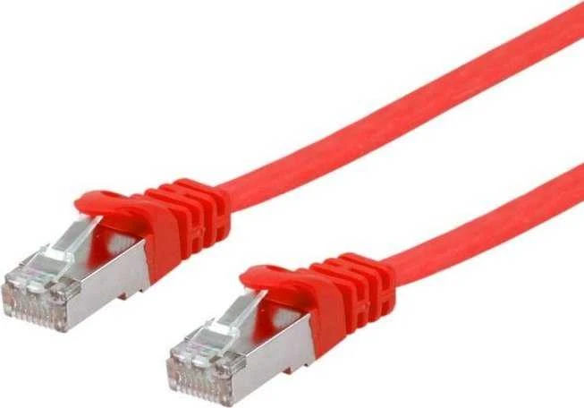 Equip Equip Patchkabel Cat6A U/FTP 2xRJ45 3.00m raudona Flach LSZH