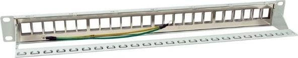 „Equip“ komutacinis skydelis 24x Cat6A 19 FTP 1HE „Keystone Montage“ ws