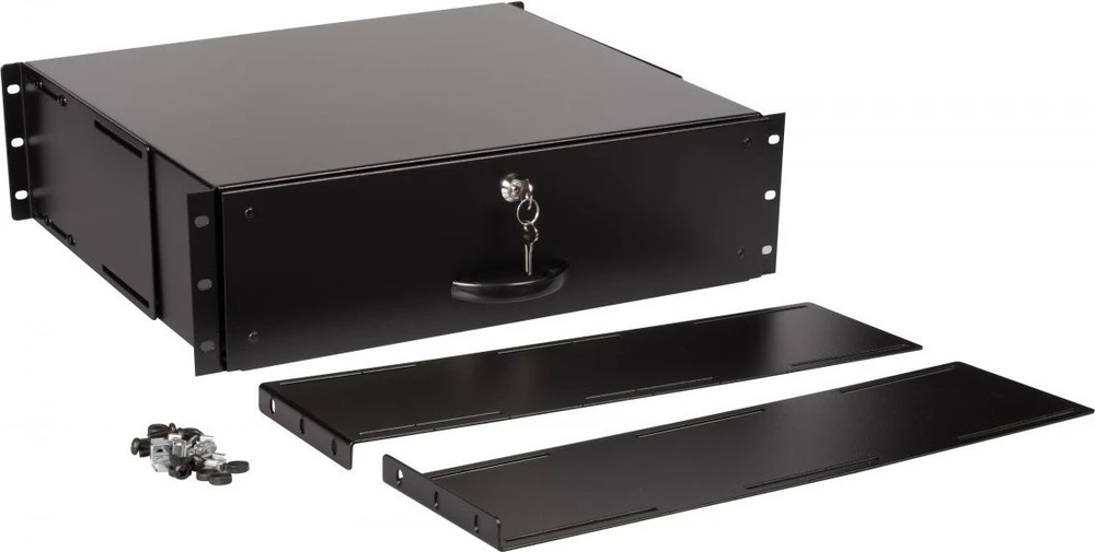 Equip Equip Schublade 19'' für Serverschränke 3U, abschließbar sw