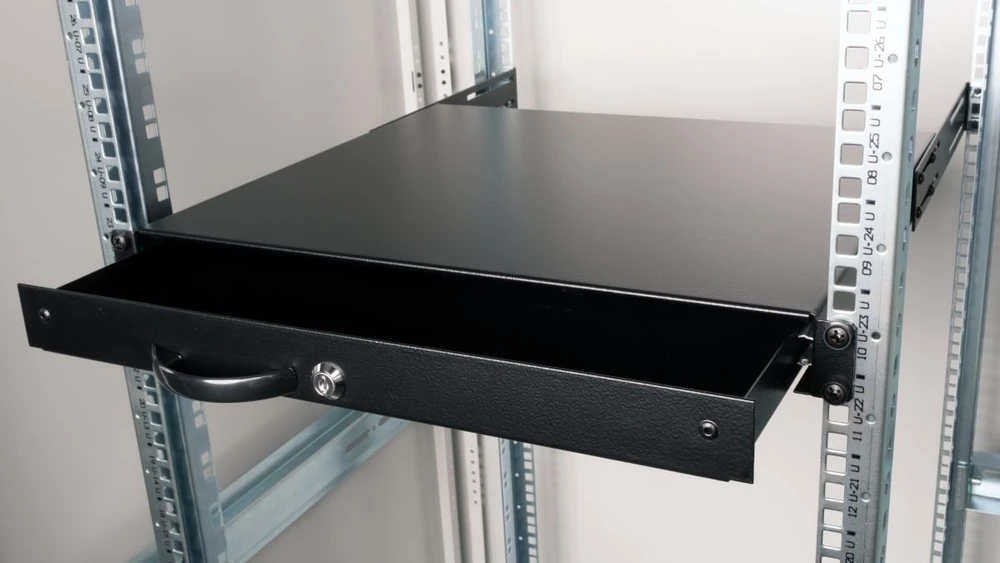 Equip Equip Schublade 19'' für Serverschränke 1U, abschließbar sw