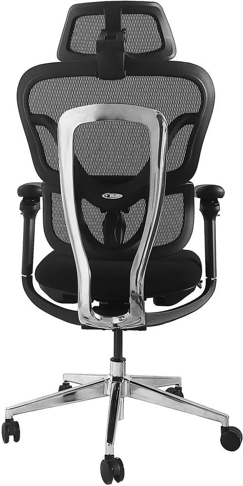 Equip ergonominė biuro kėdė + galvos atrama / porankiai + SFS juoda Lite mažmeninė prekyba