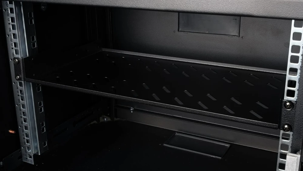 Equip Fiksuota lentyna serverių spintelėms, 1U 40cm pločio