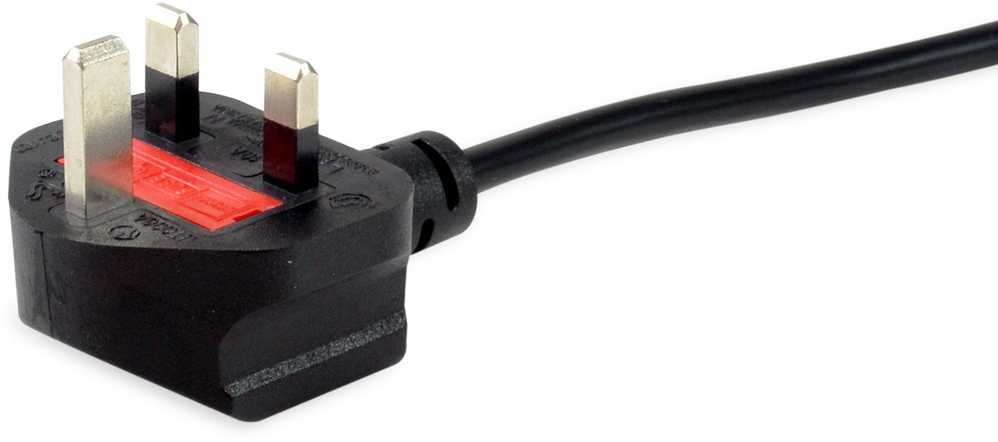 Equip Equip IEC-Stromkabel UK-BS1363 -> C13 10m St/Bu juodas