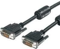 DVI-D 24+1 kabelis su feritiniais filtrais