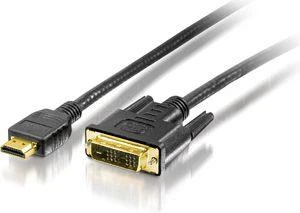 Equip Įrengti HDMI - DVI-D laidą 3 m juodas (119323)