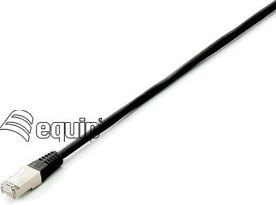 Equip Įrengti Patchcord Cat6a, S / FTP, 1m, juoda (605690)