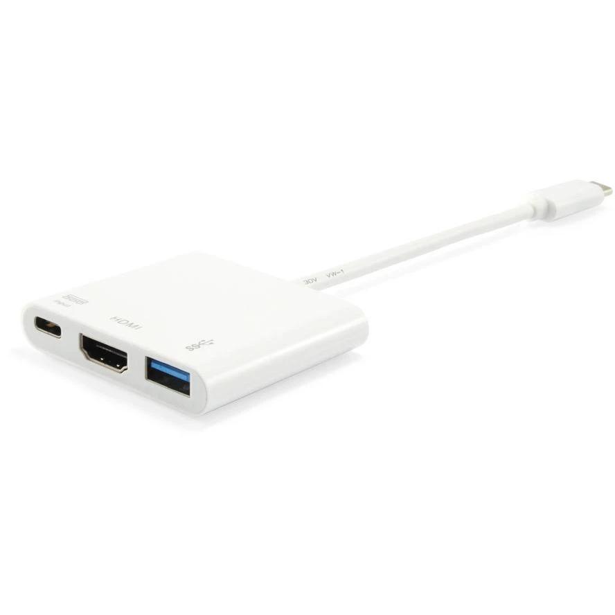Equip USB-C adapteris su HDMI ir USB jungtimis