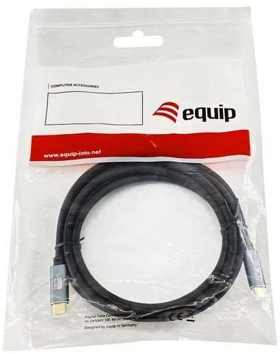 Kabelis USB Equip USB-C - USB-C 3 m Juodas (128359)