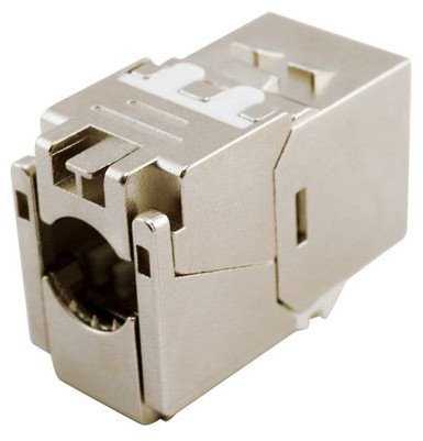 Equip Equip Keystone Jack geschirmt Cat.6A Werkzeugf.Metall 8erSet