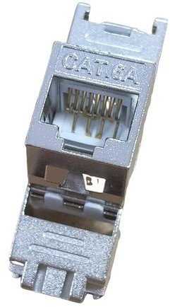 Equip Equip Keystone Jack geschirmt Cat.6A Werkzeugf.Metall 8erSet