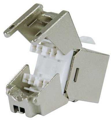 Equip Equip Keystone Jack geschirmt Cat.6A Werkzeugf.Metall 8erSet