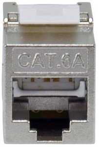 Equip Equip Keystone Jack geschirmt Cat.6A Werkzeugf.Metall 8erSet