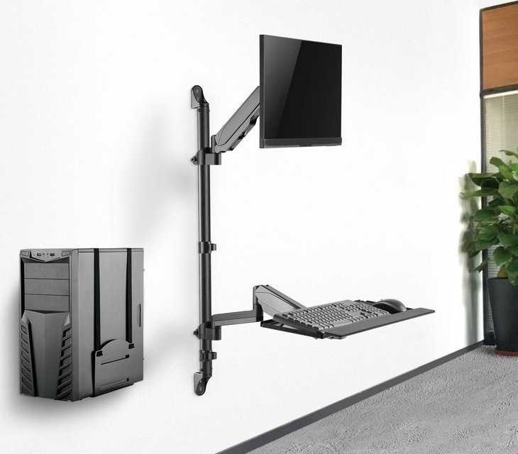 Equip Laikiklis ścienny na monitorius 17'' - 32'' Workstation (650170)