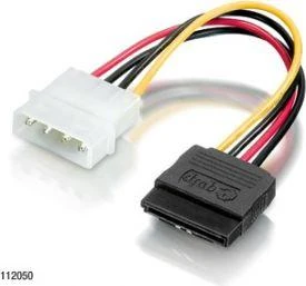 Equip Įrengti 112050 maitinimo kabelio vidinę Molex jungtį / SATA jungtį
