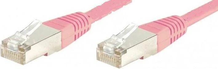 Equip Patchcord, S/FTP, Cat6, 7.5m, rožinė (605585)