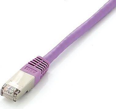 Equip Patchcord, S/FTP, Cat6, PIMF, HF, 0.25m, violetinė (605553)
