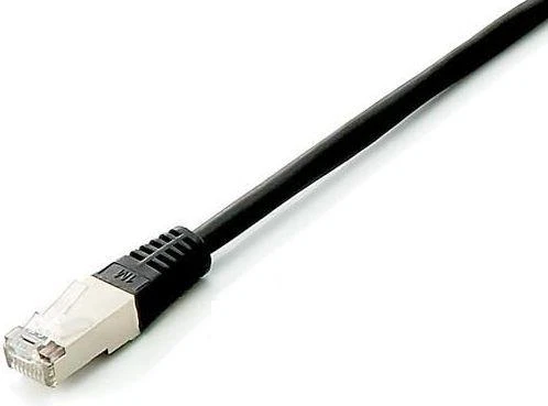 Equip Patchcord, S/FTP, Cat6, PIMF, HF, 0.25m, juoda (605593)