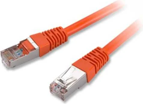 Equip įrengti 605672 pataisymo kabelį RJ45 kištukas iki RJ45 kištuko S/FTP Cat.6a/10G 3,00m oranžinis