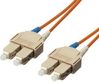 Equip Įrengti Fiber Optic Patchcord SC - SC Multimode Duplex OM1, 5m. (253325)