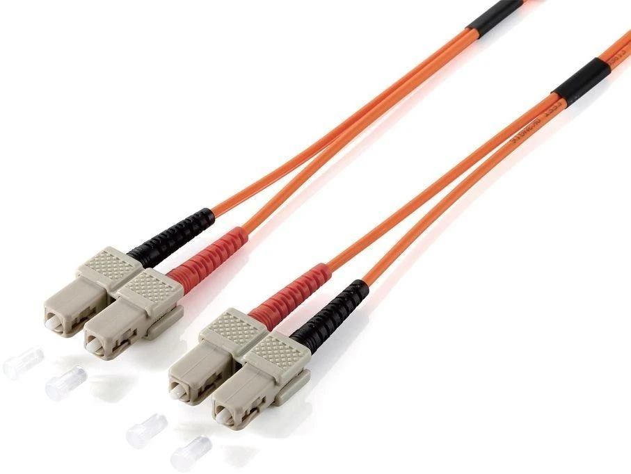 Equip Įrengti Fiber Optic Patchcord SC - SC Singlemode Duplex OS2, 2m, geltona (253332)