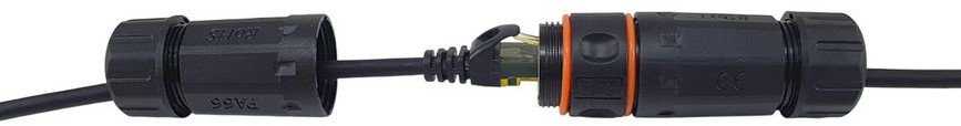 Equip Equip Patchkabel Cat6A Outdoor S/FTP 2xRJ45 25.00m sw LSZH