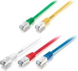Equip Patchcord, S/FTP, Cat6A, PIMF, 10m, balta (605616)