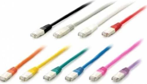 Equip Patchcord Cat6a, S/FTP, 5m, oranžinė (605674)