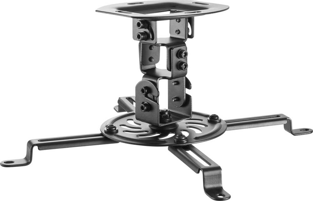Equip Projektorius Ceiling Mount Bracket, Ceiling, 13.5kg, Juodas, Nerūdijantis plienas, -15 - 15°, 360°