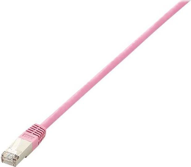 Equip RJ-45/RJ-45, kat.6, S/FTP, rožinė, 0.25m (605583)