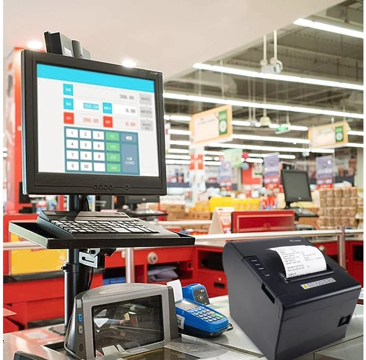 Equip 351005 pos kasos kvitų spausdintuvas 203 x 203 DPI Vielinis Šiluminio POS spausdintuvas
