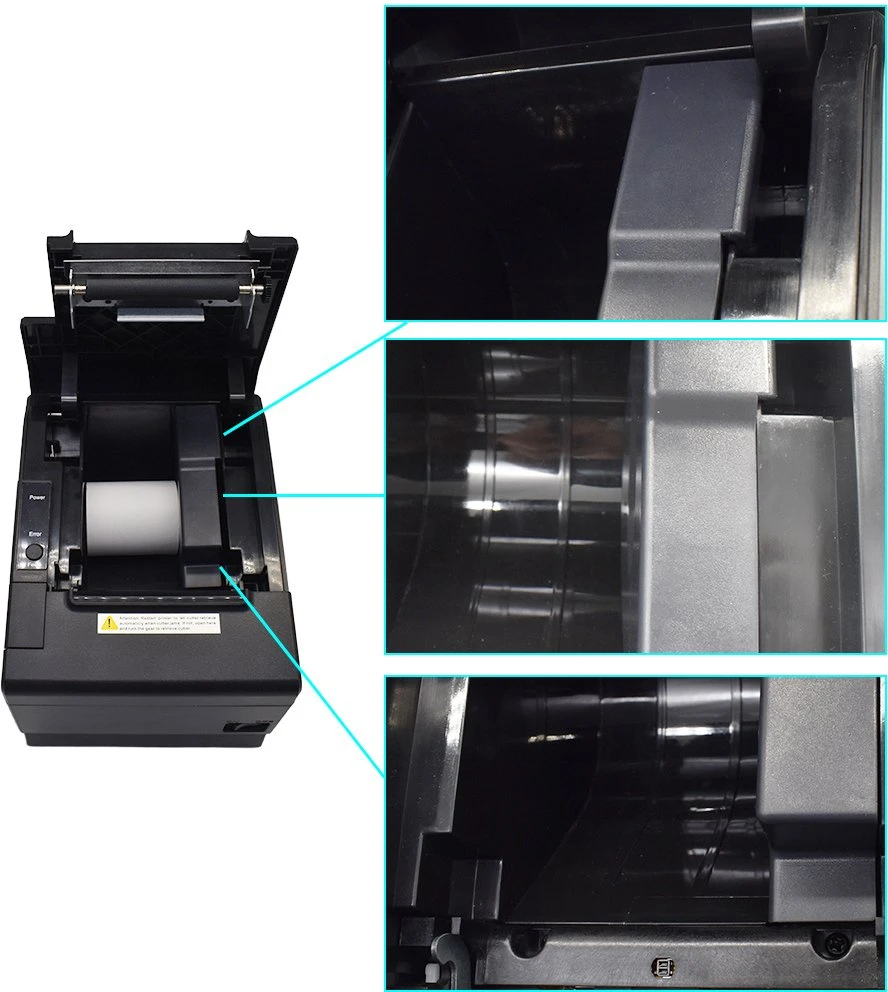 Equip 351005 pos kasos kvitų spausdintuvas 203 x 203 DPI Vielinis Šiluminio POS spausdintuvas