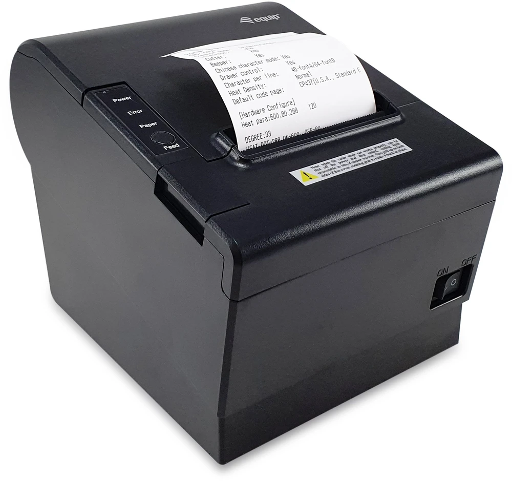 Equip 351005 pos kasos kvitų spausdintuvas 203 x 203 DPI Vielinis Šiluminio POS spausdintuvas