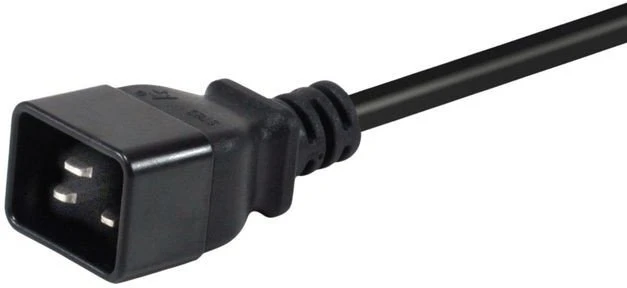 Kabelis zasilający Equip Equip Stromkabel C20->C19 St/Bu juodas 3.00m