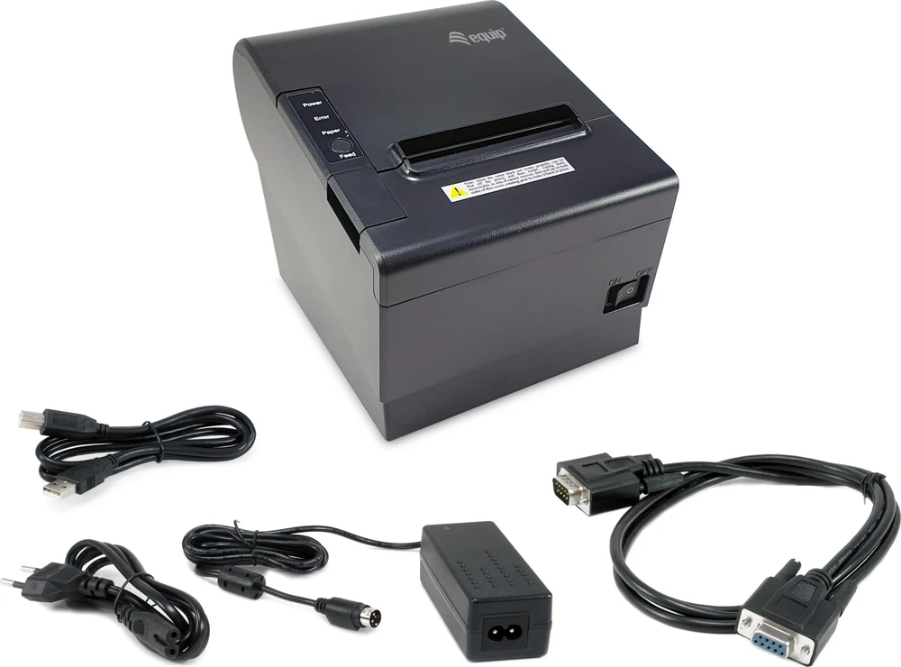 Equip 351003 pos kasos kvitų spausdintuvas 203 x 203 DPI Vielinis Šiluminio POS spausdintuvas