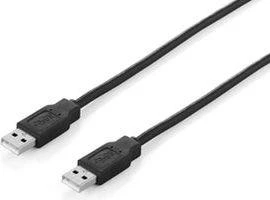 Equip USB įranga USB-A – USB-A laidas 3 m juodas (128871)