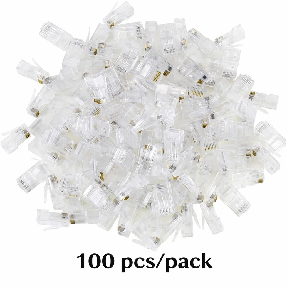 Equip RJ-45 kištukas permatomas (121173)