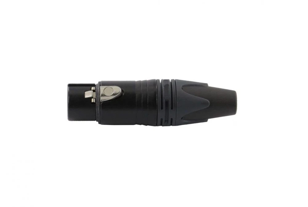 Equip Kabelinė jungtis 3-pin lizdas juoda