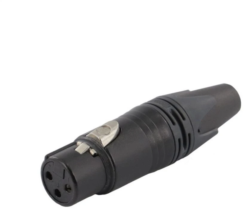Equip Kabelinė jungtis 3-pin lizdas juoda