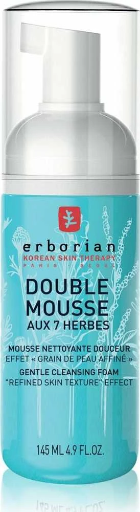 Erborian Dvigubos putos (švelnios valomosios putos) 145 ml