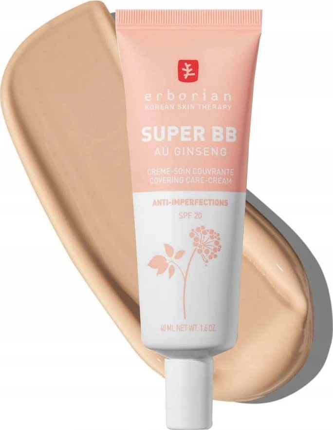 Erborian Super BB kremas su ženšeniu Clair 40ml