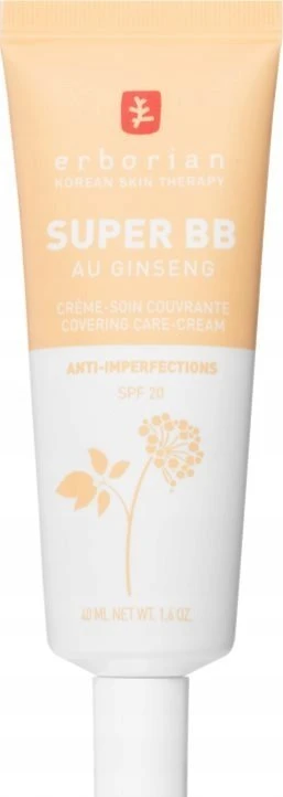 BB veido kremas Erborian Super BB su ženšeniu Nude 40ml