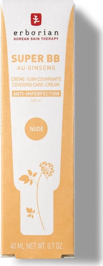 BB veido kremas Erborian Super BB su ženšeniu Nude 40ml