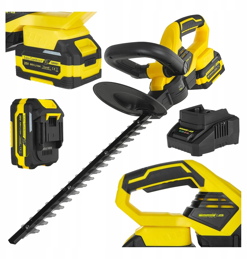 Erdi Akumulatorinės gyvatvorės žirklės 450mm 4.0Ah 20V CoreX (2) (5903418303020)