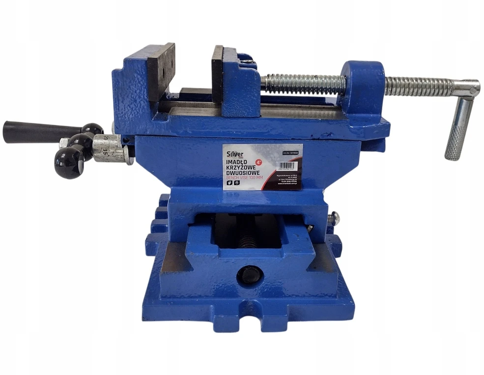 Erdi Dviašis spaustuvas 125 mm kryžminis staklinis dirbtuvių 10,5kg
