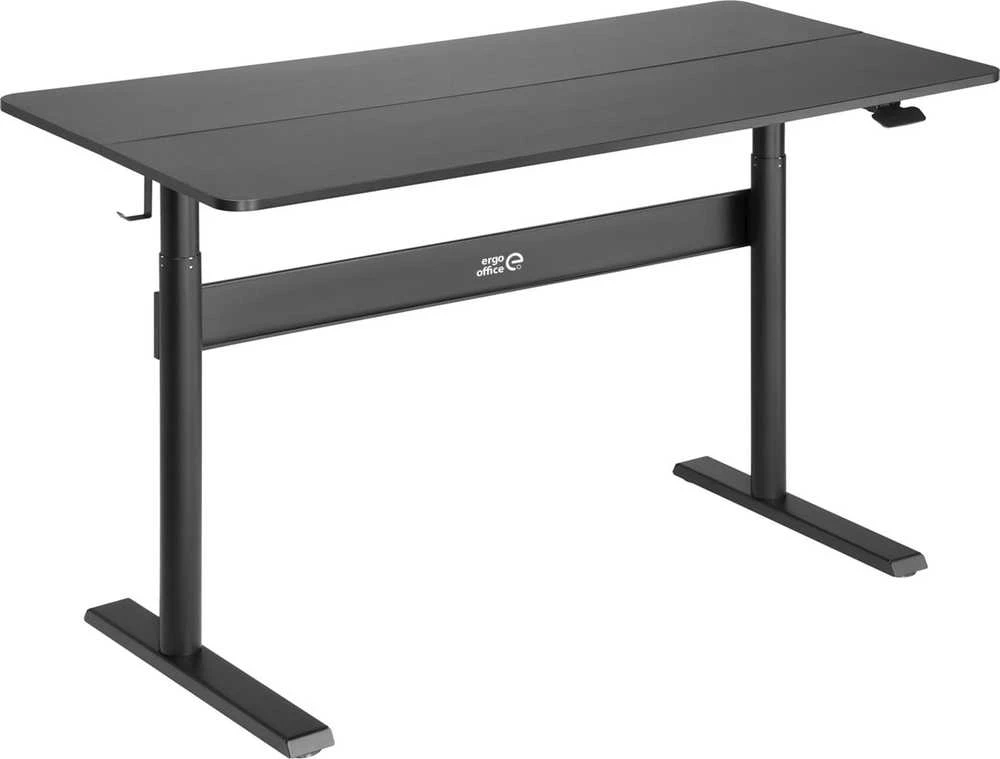 ergo office Biurko Ergo biuro stalas su stalviršiu 140x68cm, dujinė spyruoklė, aukščio reguliavimas, sėdimam ir stovimam darbui, maks. aukštis 115cm, ER