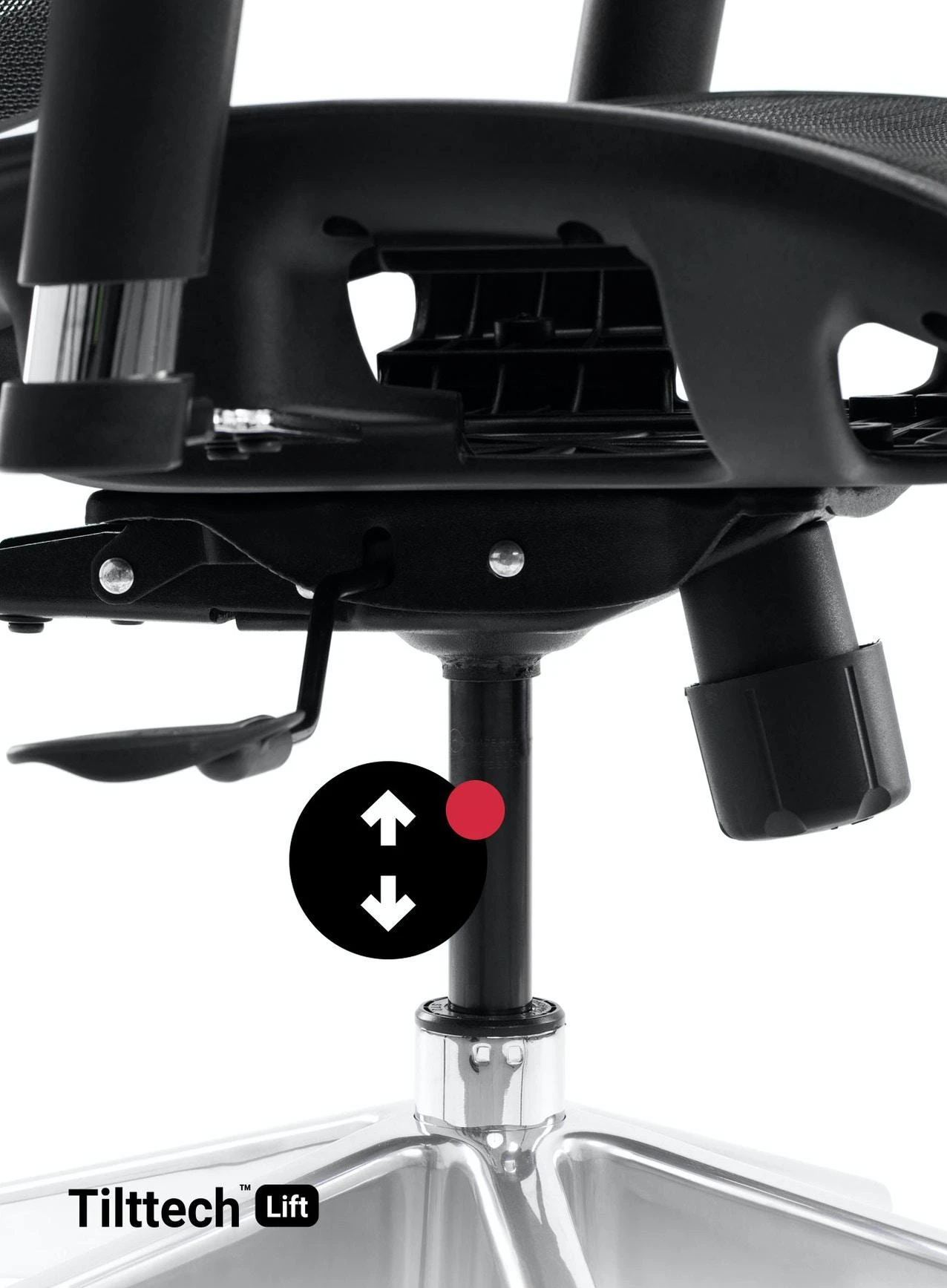 Ergonominė kėdė Diablo V-Basic Normal Ergonomic Chair, Juodos spalvos