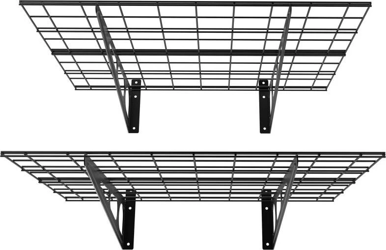 Laikiklis Fiber Mount Ergosolid PG24B - Pakabinama metalinė garažo lentyna. Tvirta iki 90 kg!